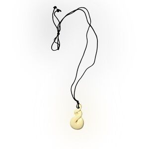 Elegant MAORI Cream Bone INFINITY Pendant Necklace